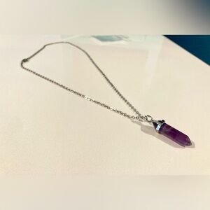 Amethyst Chain Necklace